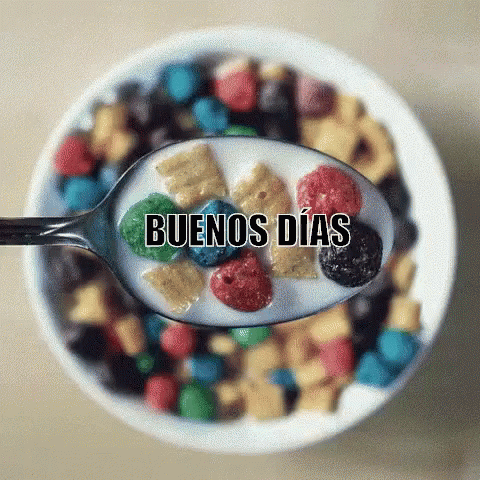  Cereales Buenos Días Desayuno GIF