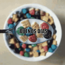 Cereales Buenos Días Desayuno GIF - Desayuno Buenos Dias Cereales GIFs