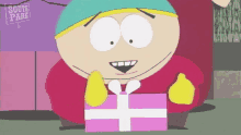 Unwrapping Gift Eric Cartman GIF - Unwrapping Gift Eric Cartman South Park GIFs