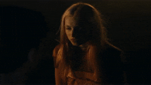 a girl talking to a man with the words " you know what i think i "