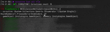 a screen shot of a program that says corroutine list all true at the top