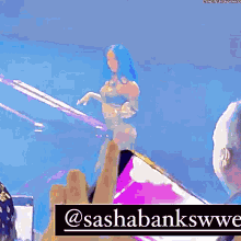 Sasha Banks Entrance GIF