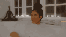Im Putting On My Free Jhene Aiko GIF - Im Putting On My Free Jhene Aiko Bubble Bath GIFs
