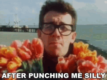 Tulips Punch GIF - Tulips Punch Punching Me Silly GIFs