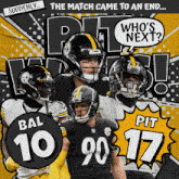 Pittsburgh Steelers (17) Vs. Baltimore Ravens (10) Post Game GIF - Nfl National Football League Football League GIFs