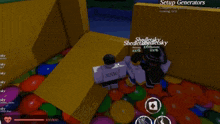a screenshot of a video game with the name shedletsky on it
