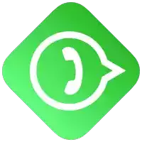 a green square with a white phone icon inside