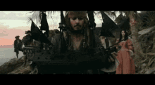 Pirates Of The Caribbean5 Jack Sparrow GIF - Pirates Of The Caribbean5 Jack Sparrow Black Pearl GIFs