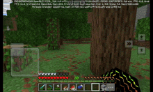 a screenshot of a minecraft game shows the number 20