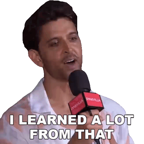 I Learned A Lot From That Hrithik Roshan Sticker - I Learned A Lot From That Hrithik Roshan Pinkvilla Stickers