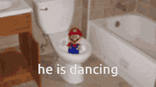 Mario He Is Dancing GIF - Mario He Is Dancing Super Mario GIFs
