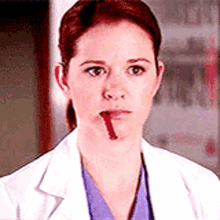 Greys Anatomy April Kepner GIF - Greys Anatomy April Kepner Licorice GIFs