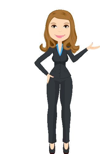 Woman Presenting Animated Gif, HD Png Download - vhv