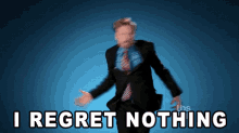 Carefree Conan GIF - I Regret Nothing Conan Twirl GIFs