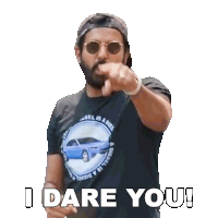 I Dare You Faisal Khan Sticker - I Dare You Faisal Khan I Challenge You Stickers