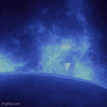 a blue background with imgflip.com in the corner
