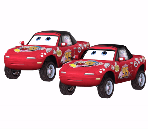 Mia And Tia Cars Movie Sticker Mia and Tia Cars movie GameCube Discover Share GIFs