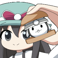 a cartoon of a girl holding a stuffed animal