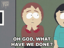Oh God What Have We Done Sharon Marsh GIF - Oh God What Have We Done Sharon Marsh South Park GIFs