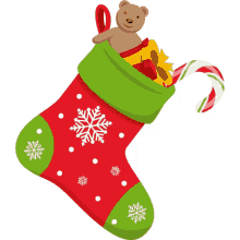 gift winter joy joypixels present christmas sock