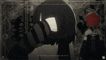 a black and white drawing of a girl with the words " but in the morrow you see the darkest side of you "