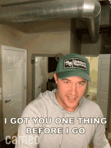 I Got You One Thing Before I Go Peter Weber GIF - I Got You One Thing Before I Go Peter Weber Cameo GIFs