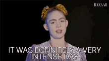 It Was Definitely A Very Intense Day Grimes GIF