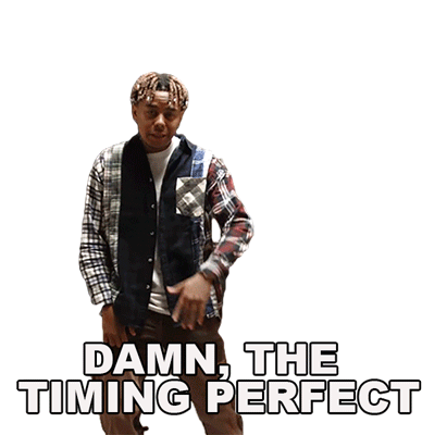 Damn The Timing Perfect Ybn Cordae Sticker - Damn The Timing Perfect Ybn Cordae More Life Song Stickers