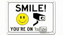 Smile Youtube Smile You Are On Youtube GIF - Smile Youtube Smile You Are On Youtube GIFs