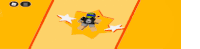 a cartoon character wearing a helmet and sunglasses is holding a microphone ..
