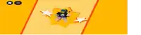 a cartoon character wearing a helmet and sunglasses is holding a microphone ..