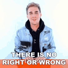 There Is No Right Or Wrong Brad Mondo GIF - There Is No Right Or Wrong Brad Mondo Theres Nothing That Is Truly Right Or Wrong GIFs