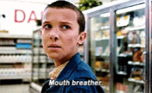 Stranger Things GIF - Stranger Things Mouth Breather GIFs