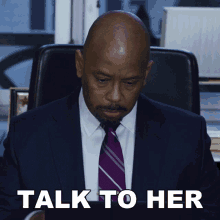 Talk To Her Julius Cain GIF - Talk To Her Julius Cain The Good Fight GIFs