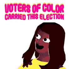 voters of color carried this election poc voter i voted black voter