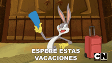 Esperé Estas Vacaciones Por Meses Bug Bunny GIF - Esperé Estas Vacaciones Por Meses Bug Bunny Looney Tunes GIFs