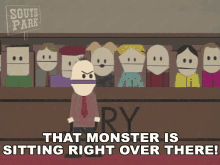 That Monster Is Sitting Right Over There Scott GIF - That Monster Is Sitting Right Over There Scott South Park GIFs