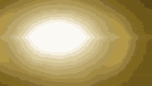 a pixel art of a white circle in the middle of a yellow background