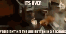 Its Over You Didnt Hit The Like Button In5seconds Youtube GIF - Its Over You Didnt Hit The Like Button In5seconds Youtube Cringe GIFs