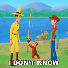 I Dont Know Curious George GIF - I Dont Know Curious George Curious George Go West Go Wild GIFs