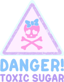 pastel goth danger toxic sugar