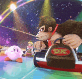 Poke Donkey Kong GIF - Poke Donkey Kong Kirby GIFs