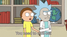 You Need To Chill Out Morty Smith GIF - You Need To Chill Out Morty Smith Rick Sanchez GIFs