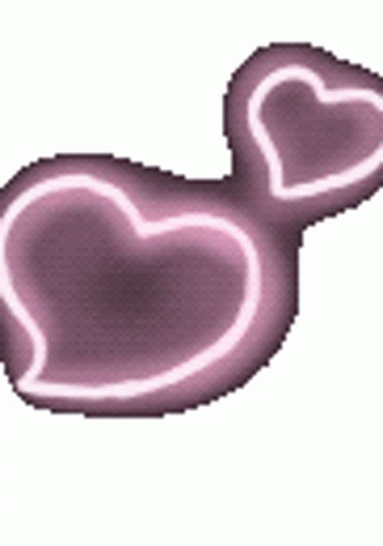Hearts Neon Sticker - Hearts Neon - Discover & Share GIFs