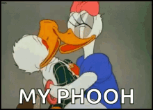 Donald Duck My Phooh GIF - Donald Duck My Phooh Kisses GIFs