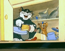 tom and jerry play noise russian cupboard
