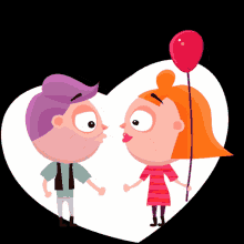 Balloon Kiss.Gif GIF - Balloon kiss Roshan Sreeleela - Discover & Share GIFs