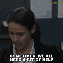 Sometimes We All Need A Bit Of Help Vera Bennett GIF - Sometimes We All Need A Bit Of Help Vera Bennett Wentworth GIFs