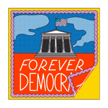 moveon forever democracy democracy stamp postage stamp
