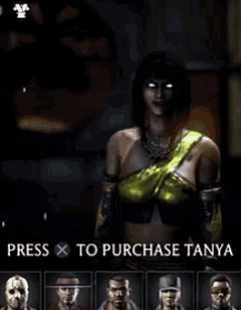 Tanya Mortal Kombat GIF - Tanya Mortal Kombat Press X GIFs